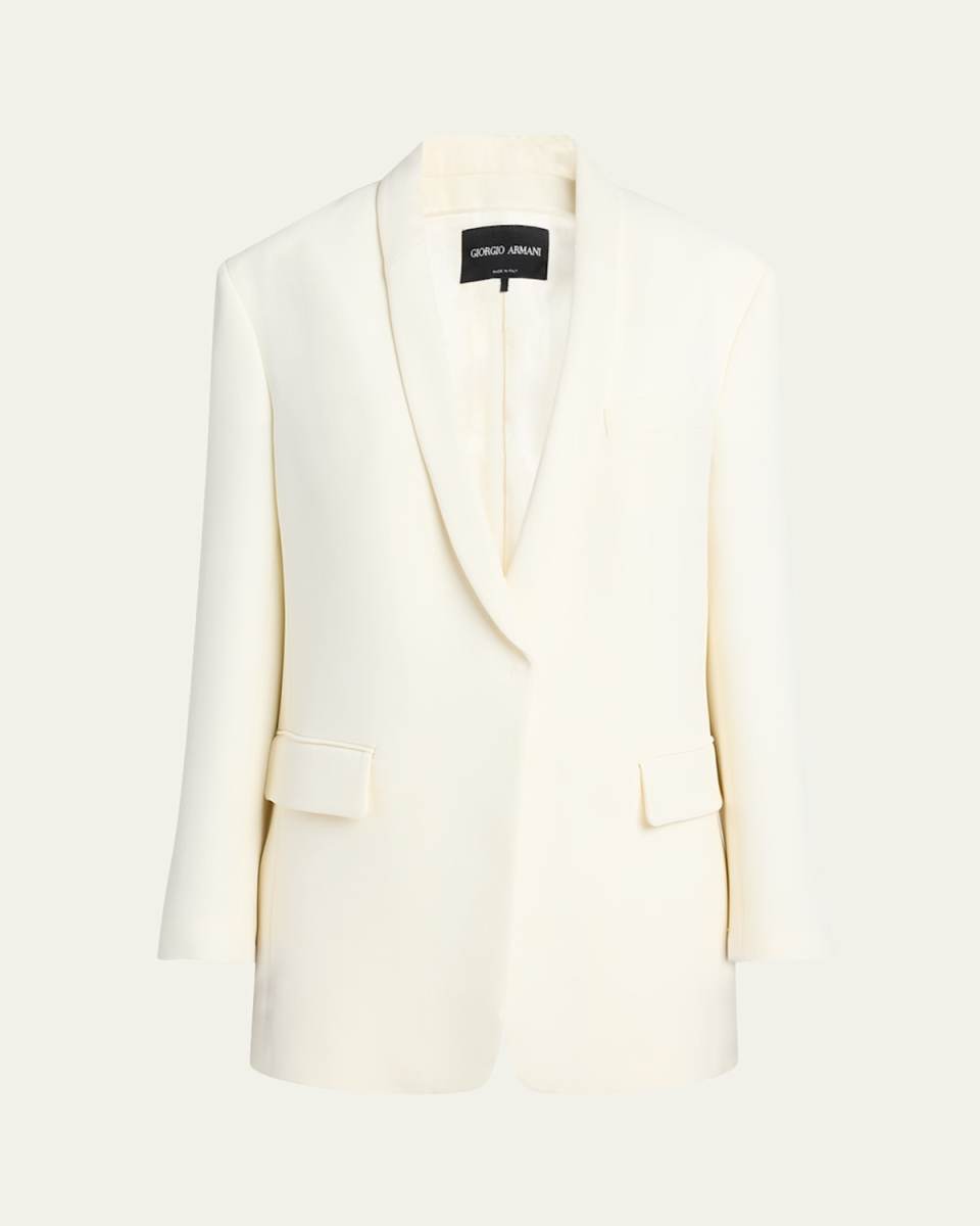 Cady Glitter Tuxedo Jacket